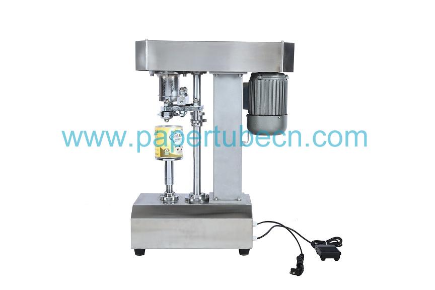 Silver Stainless Steel Table Type Electric Manual Can Sealing Machine
