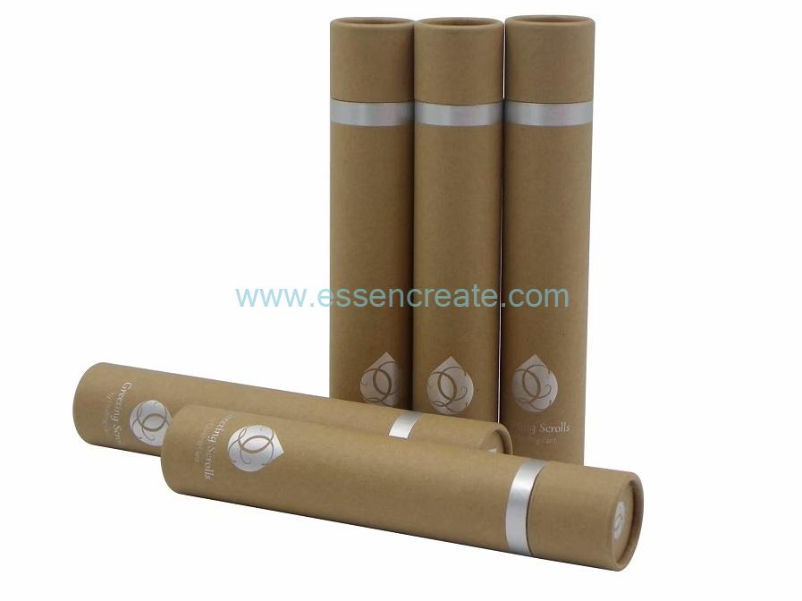 Cylindrical Rolled Edge Paper Canister 
