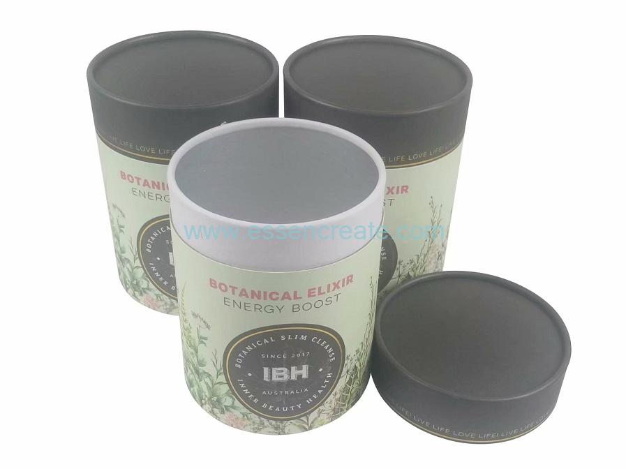 Rolled Edge Thin Body Powder Packaging Round Tube