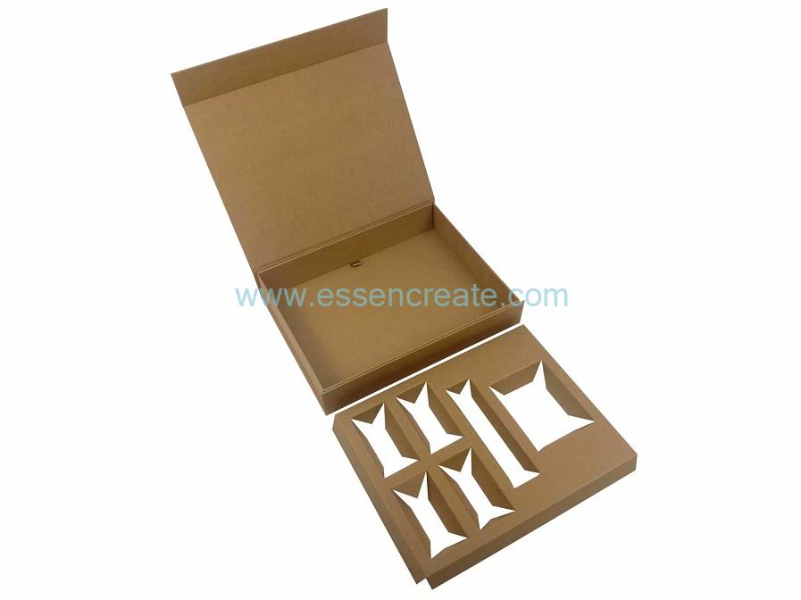 Environment-friendly Kraft Paper Collapsible Magnetic Gift Box