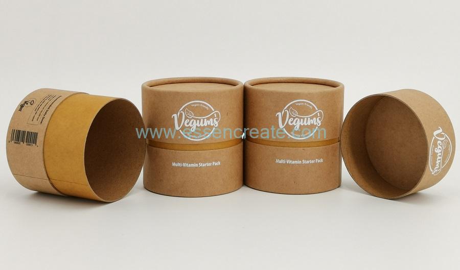 Kraft Paper Tube with Rolled Edge