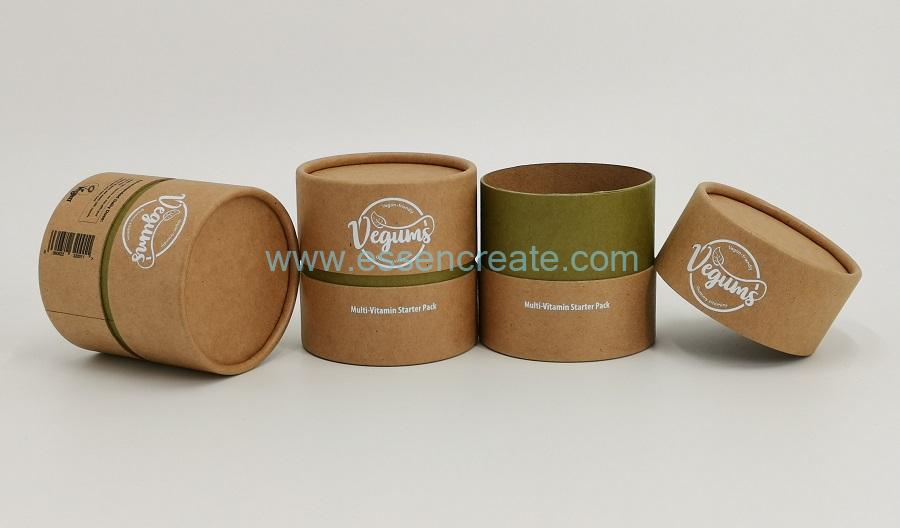 Capsule Packaging Paper Tube Canister