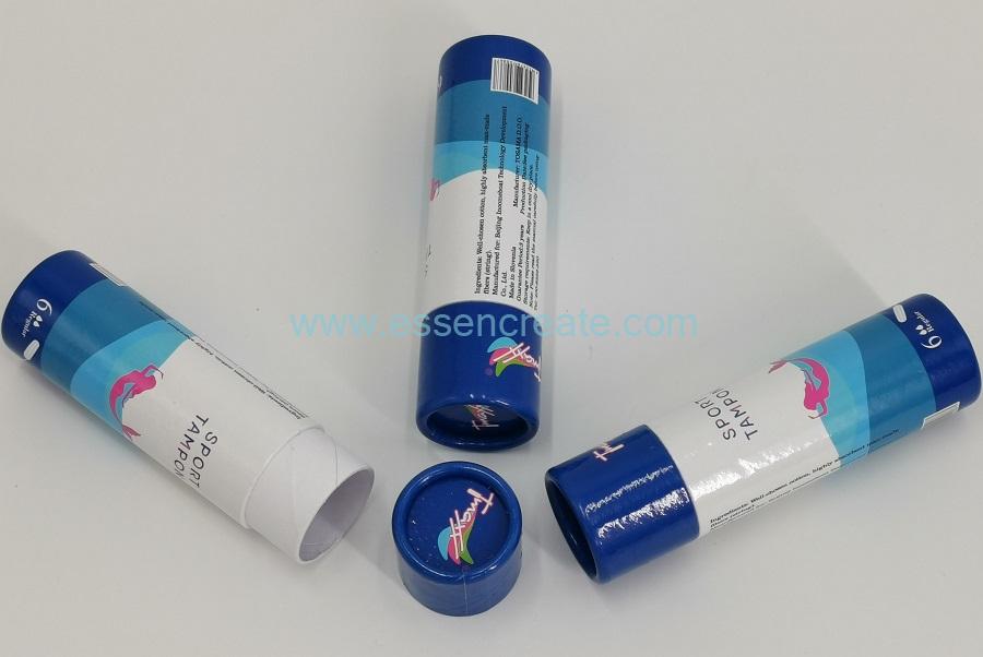 White Card Rolled Edge Paper Tube