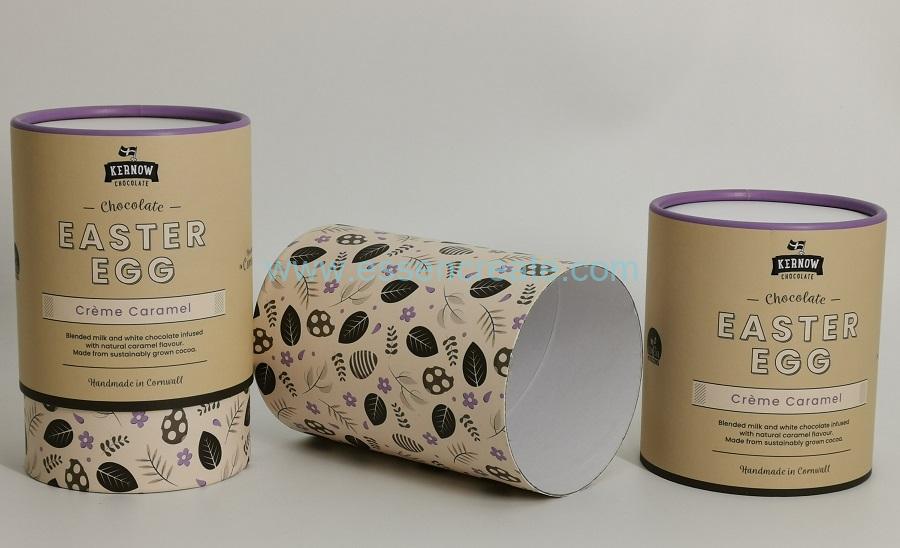 Caramel Chocolate Packaging Round Cans