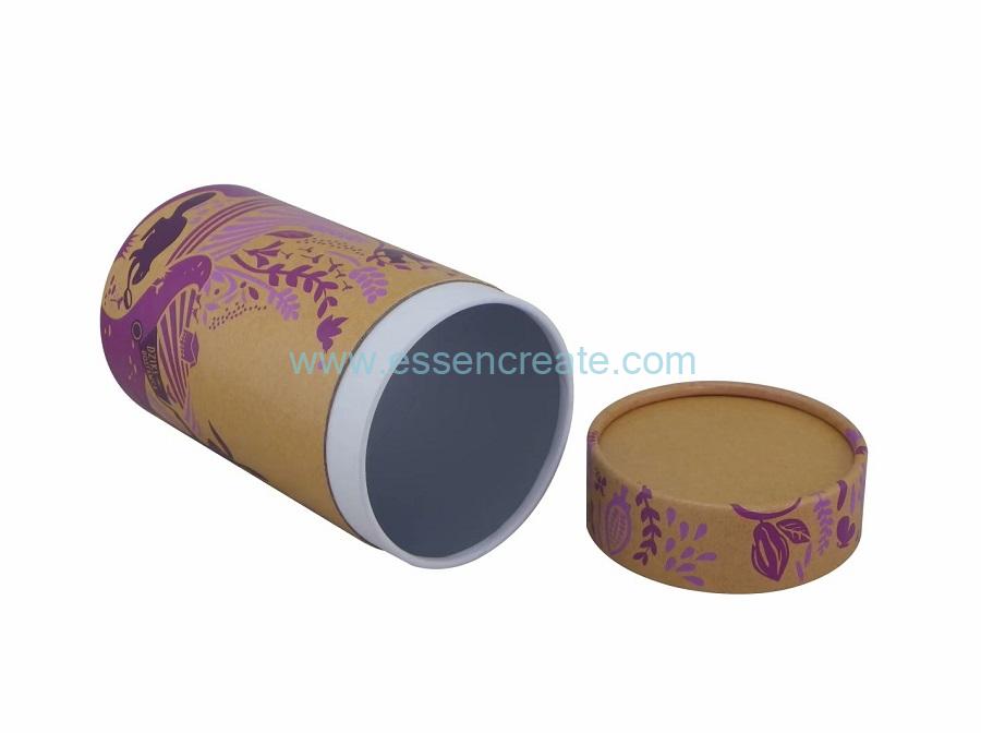 Cylinder Kraft Paper Tube Box