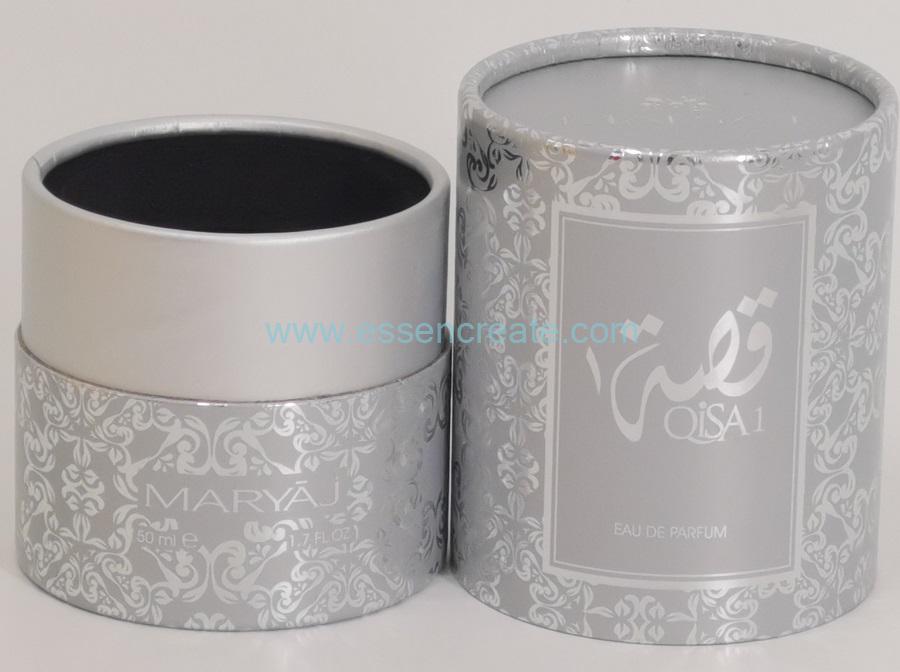 Silver Card Printing Paper Tube