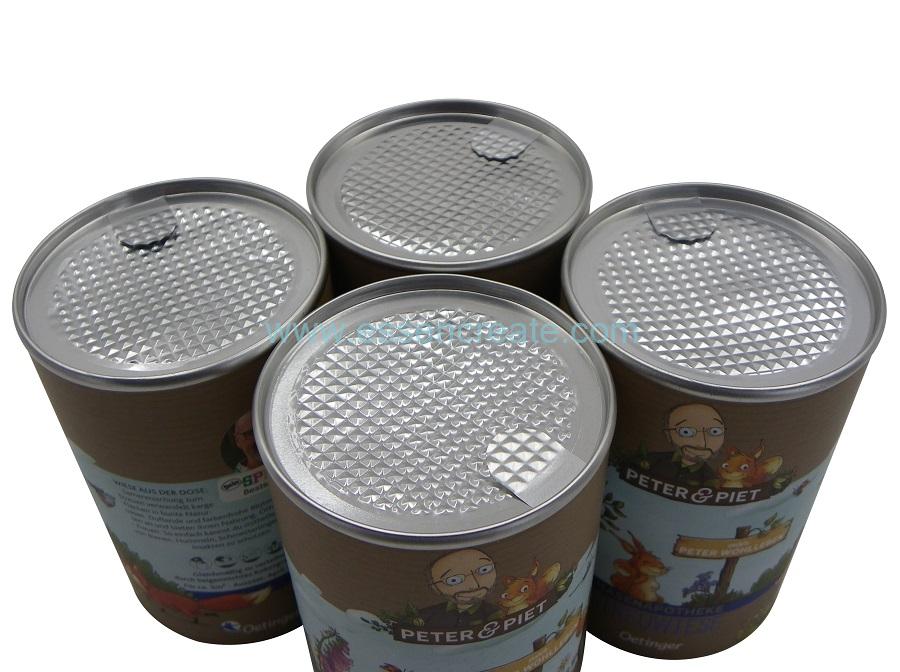 Paper Cans with Aluminum Foil Liner
