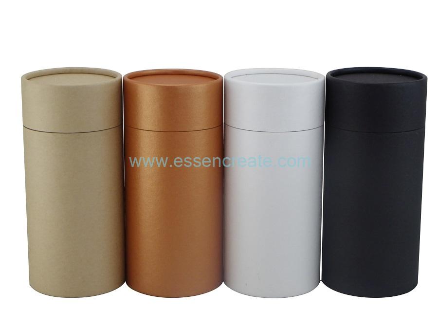 Colorful Cardboard Packing Paper Tube with Rolled Edge