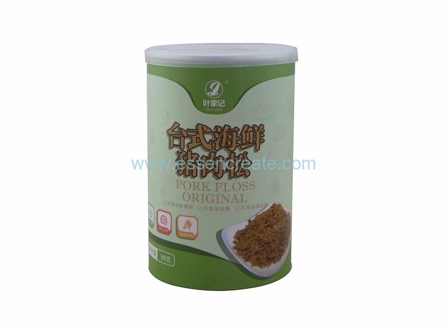 Dried Soft Fish Packaging Paper Canister