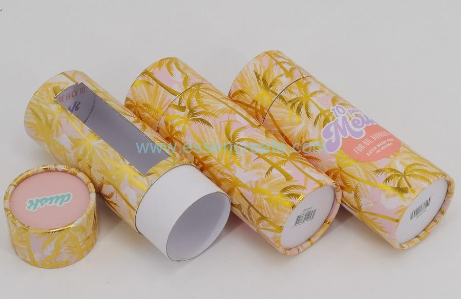 Tubo de papel con ventana Tubo de papel con ventana