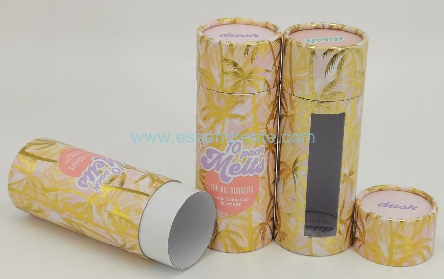 Tubo de papel para embalaje de velas Tubo de papel para embalaje de velas