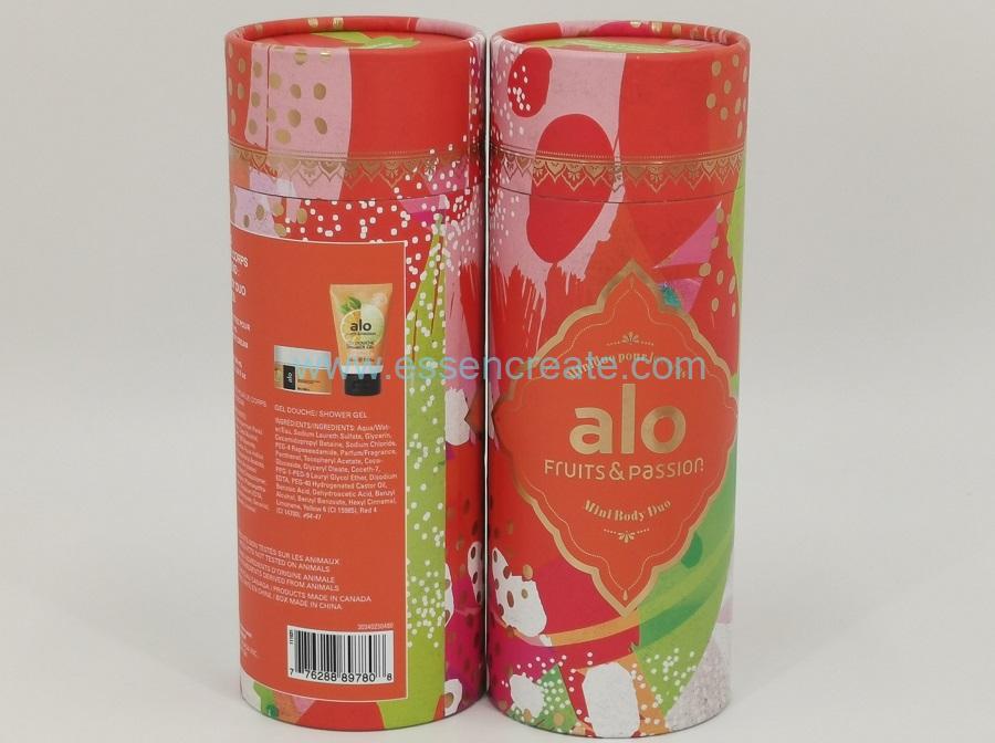 Tubo de papel para embalaje de crema corporal y gel de ducha