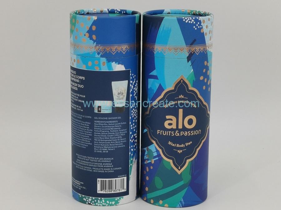 Latas de papel para embalaje de gel de ducha