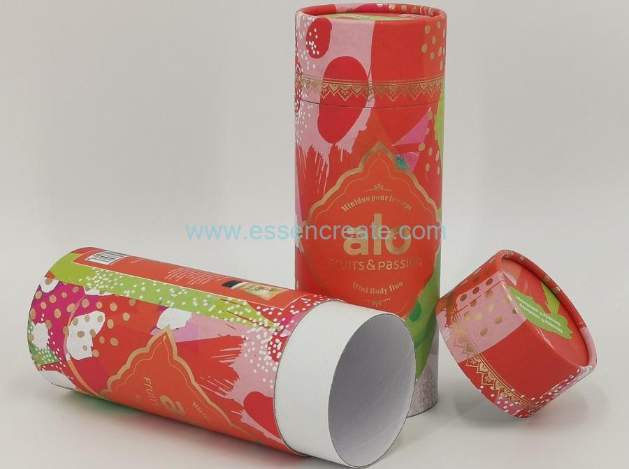 Latas de papel para embalaje de crema corporal