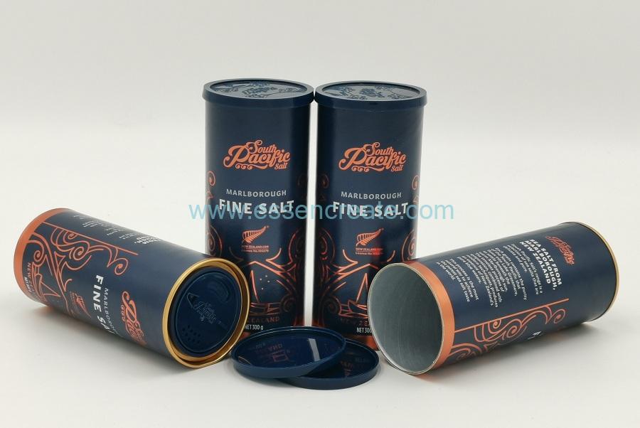Latas de sal de papel coctelera de plástico de aluminio de nuevo estilo