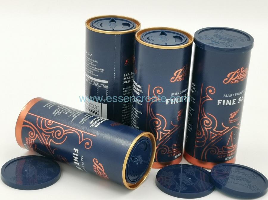 Tubo de papel salero