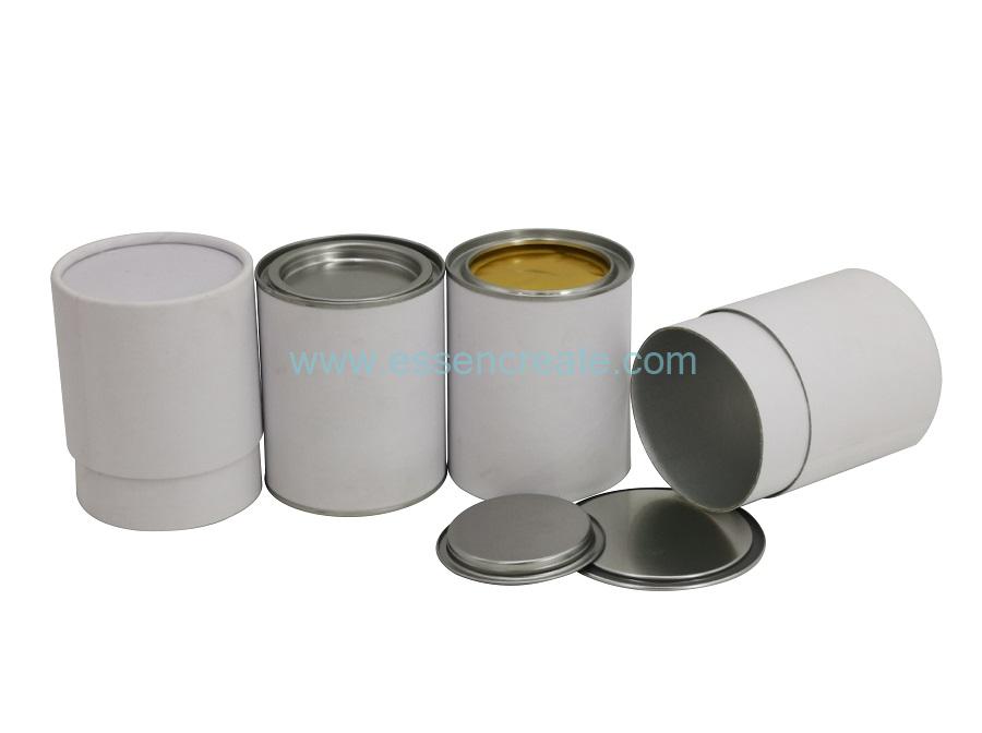 Latas de papel con sello secundario