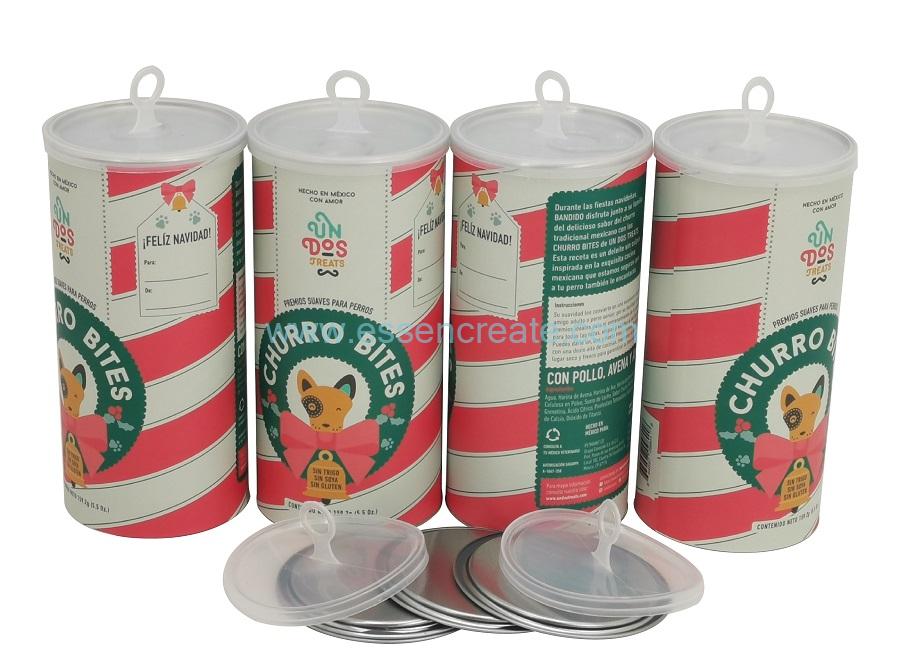 Bote de papel para envasado de alimentos en polvo