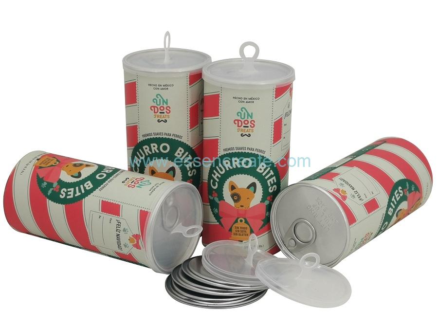 Latas de papel para envasado de alimentos para perros