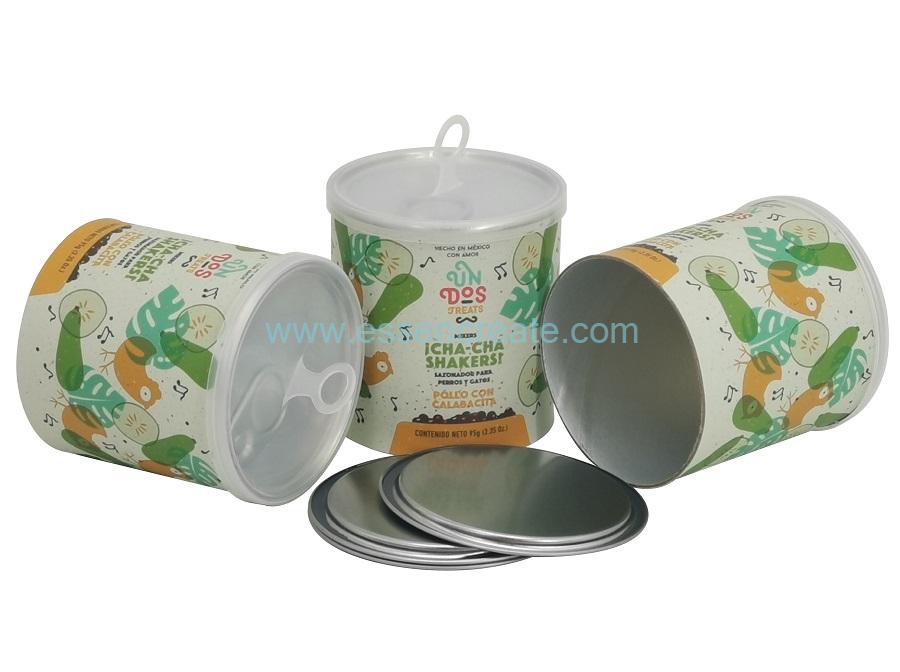 Latas de papel para embalaje de pienso para pollos