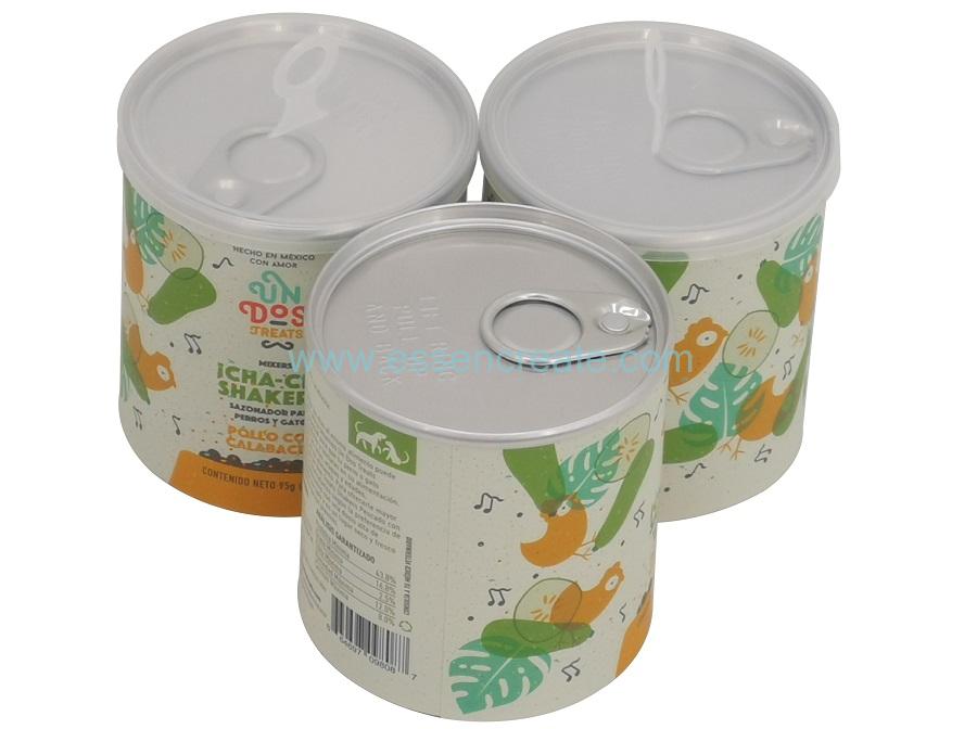 Tubo de papel compuesto con colgador