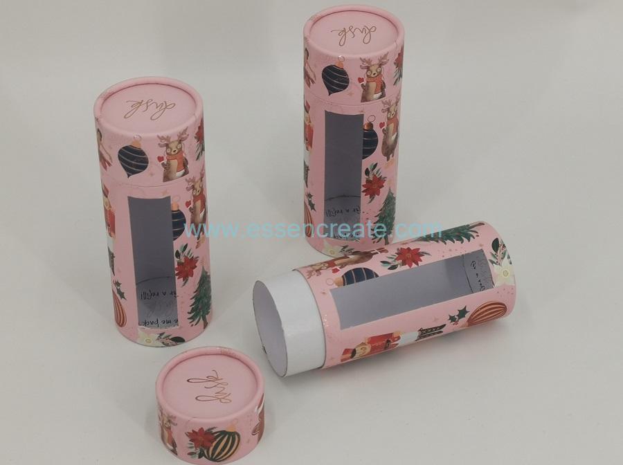 Latas de embalaje de velas con ventana Latas de embalaje de velas con ventana