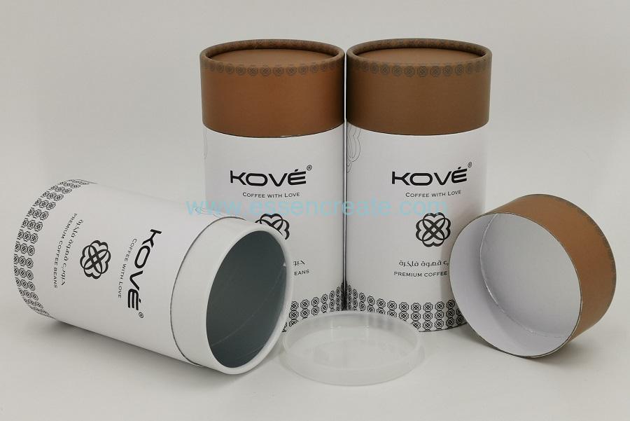 Envases De Granos De Café Latas De Cartón De Papel Envases De Granos De Café Latas De Cartón De Papel