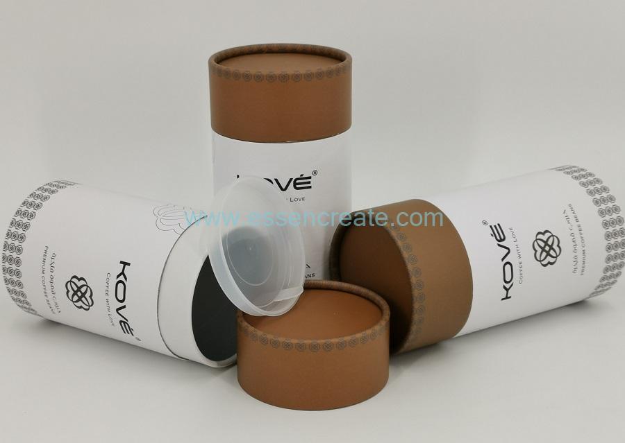 Tubo de cartón de papel de embalaje de granos de café Tubo de cartón de papel de embalaje de granos de café