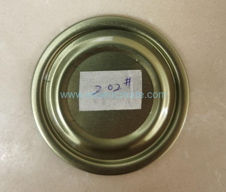 202 Tapas de hojalata