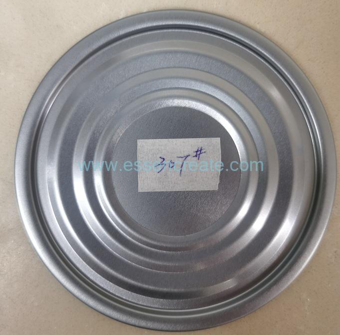 307 cubiertas de hojalata de calidad alimentaria