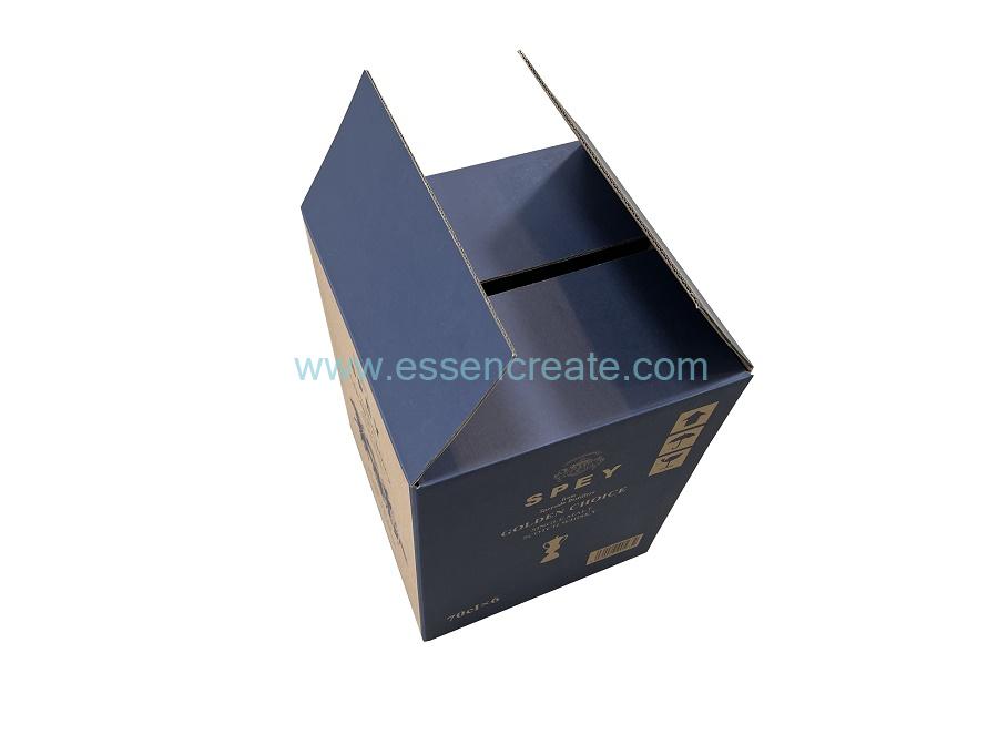 Caja corrugada plegable
