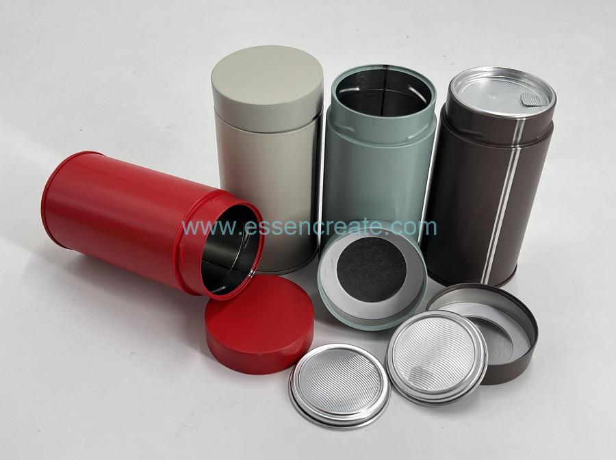 Latas de metal con tapa fácil de despegar