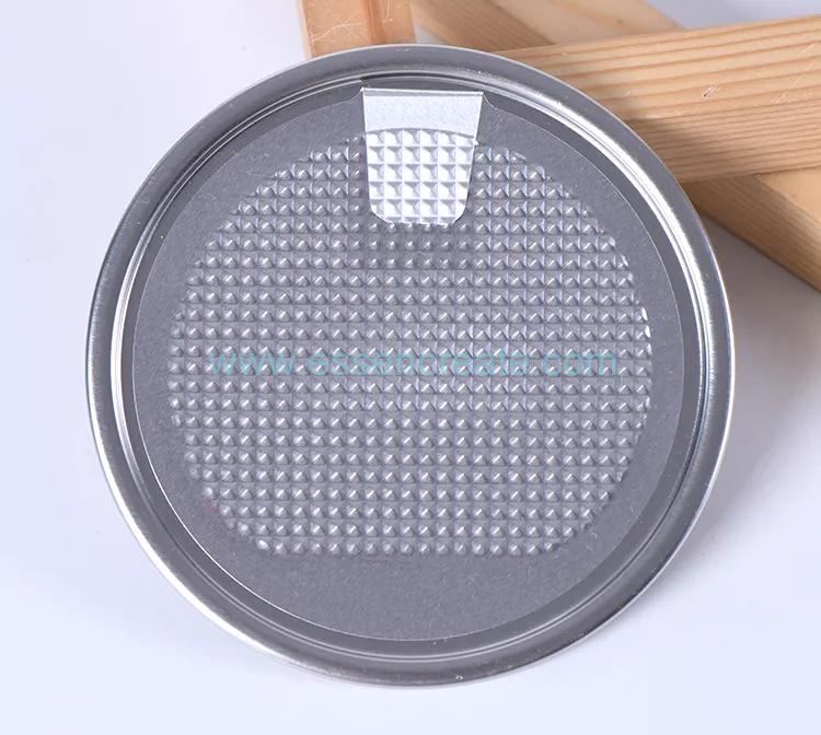 Tapas fáciles de despegar de papel de aluminio tipo D con membrana EZO
