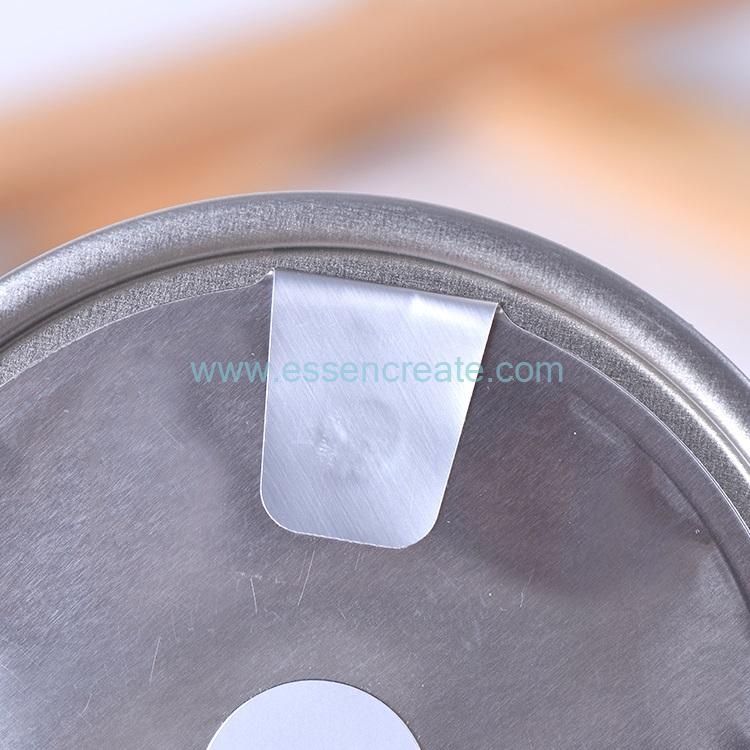 Tapa fácil de rasgar de papel de aluminio