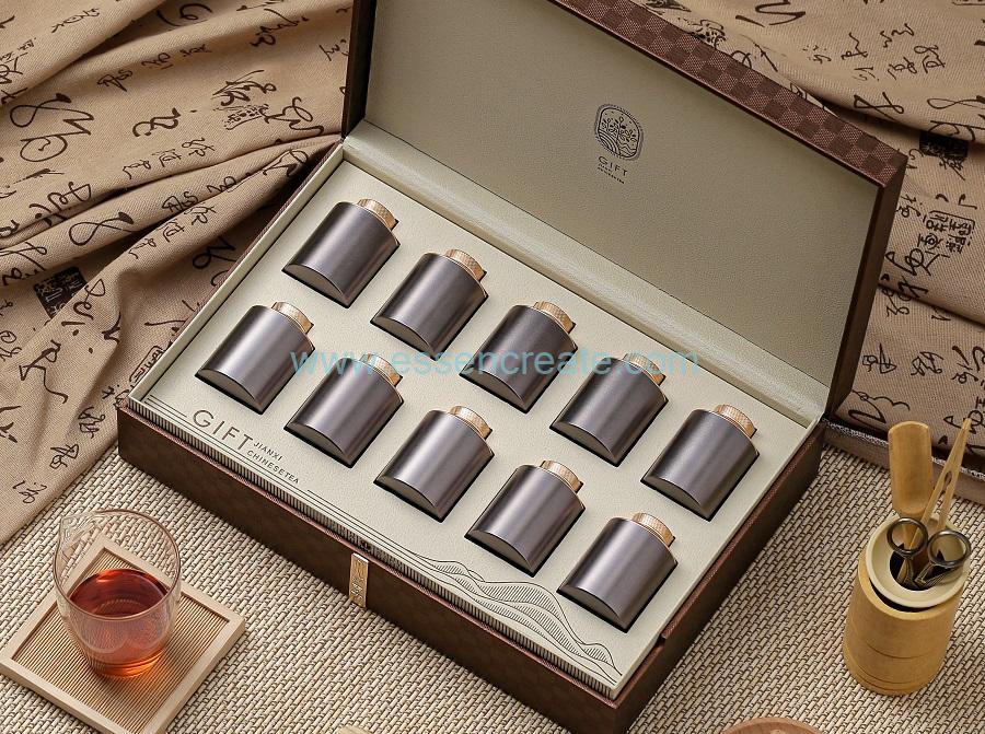 juego de 4 tazas de té caja de regalo de embalaje juego de 4 tazas de té caja de regalo de embalaje