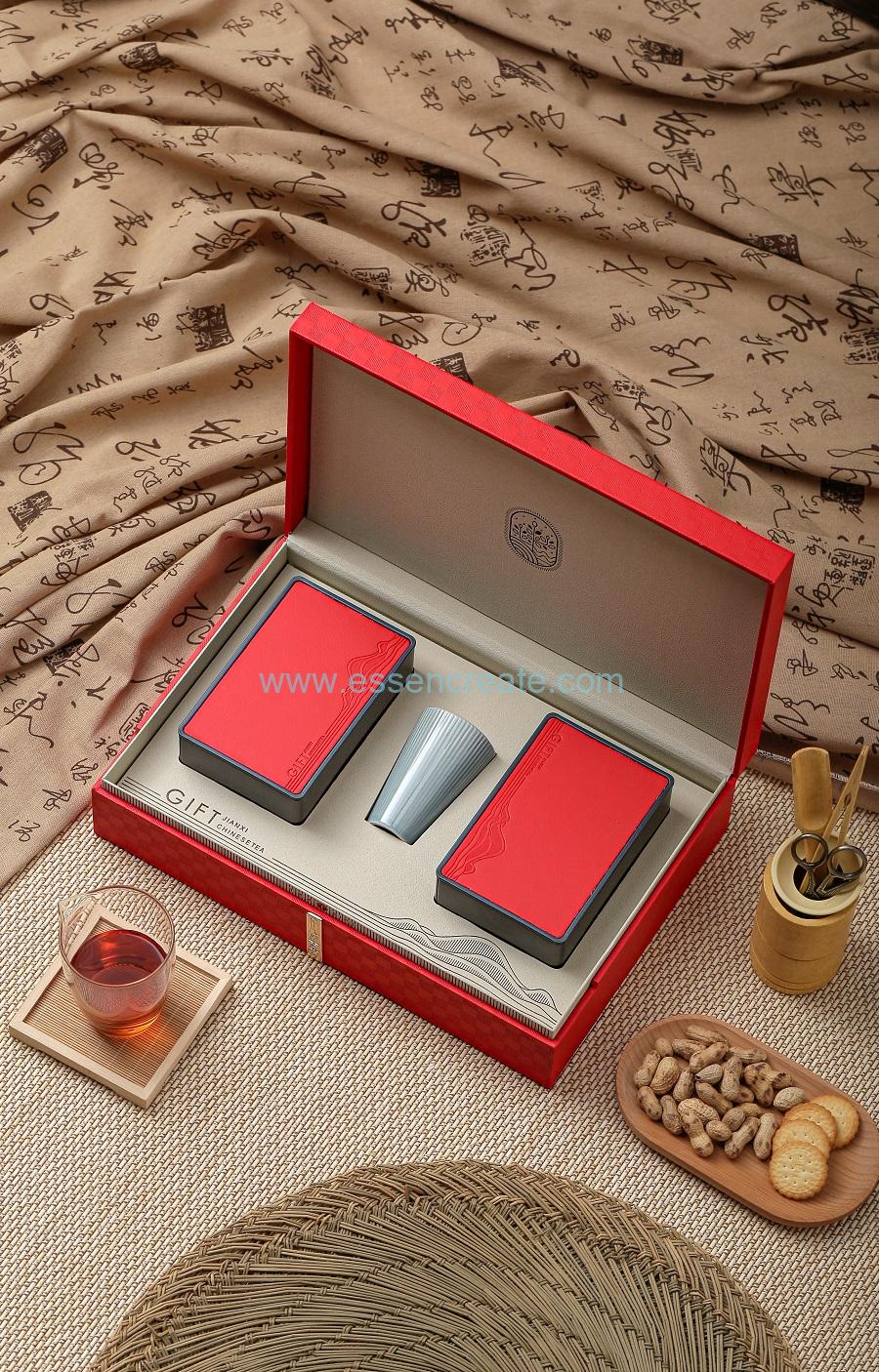 té de caja de regalo de vidrio té de caja de regalo de vidrio