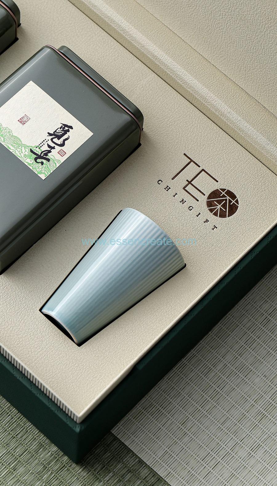 USB 2.0 de cuero con caja de memorias USB