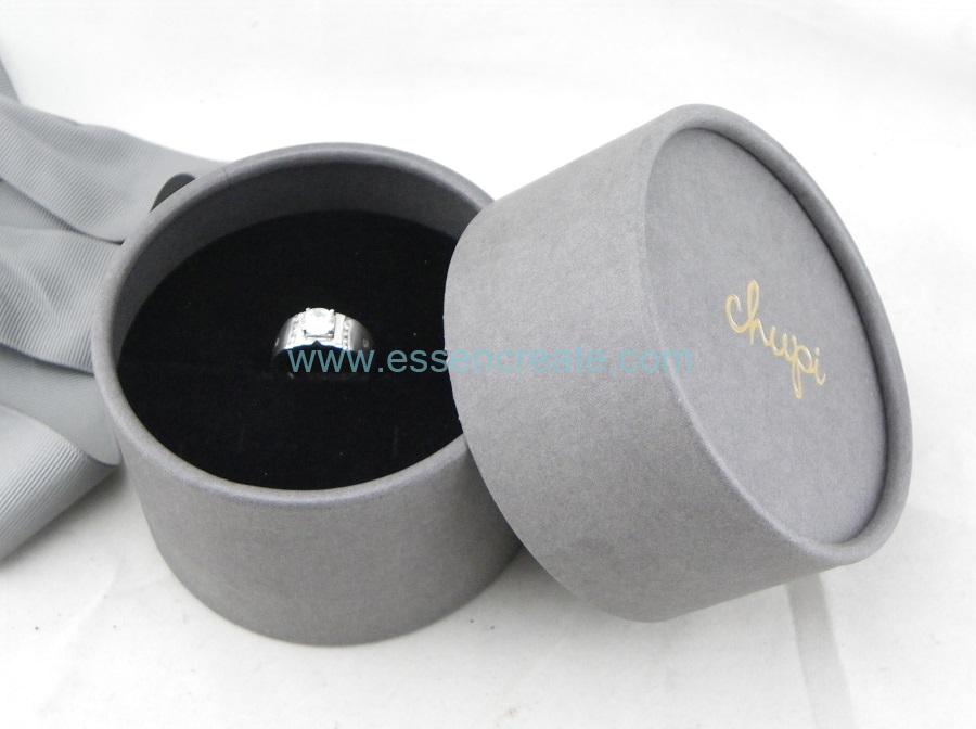 embalaje de tubo de papel negro embalaje de tubo de papel negro
