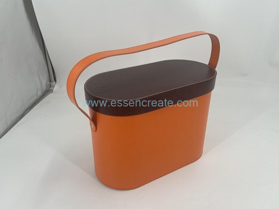 caja de almohada de cuero caja de almohada de cuero