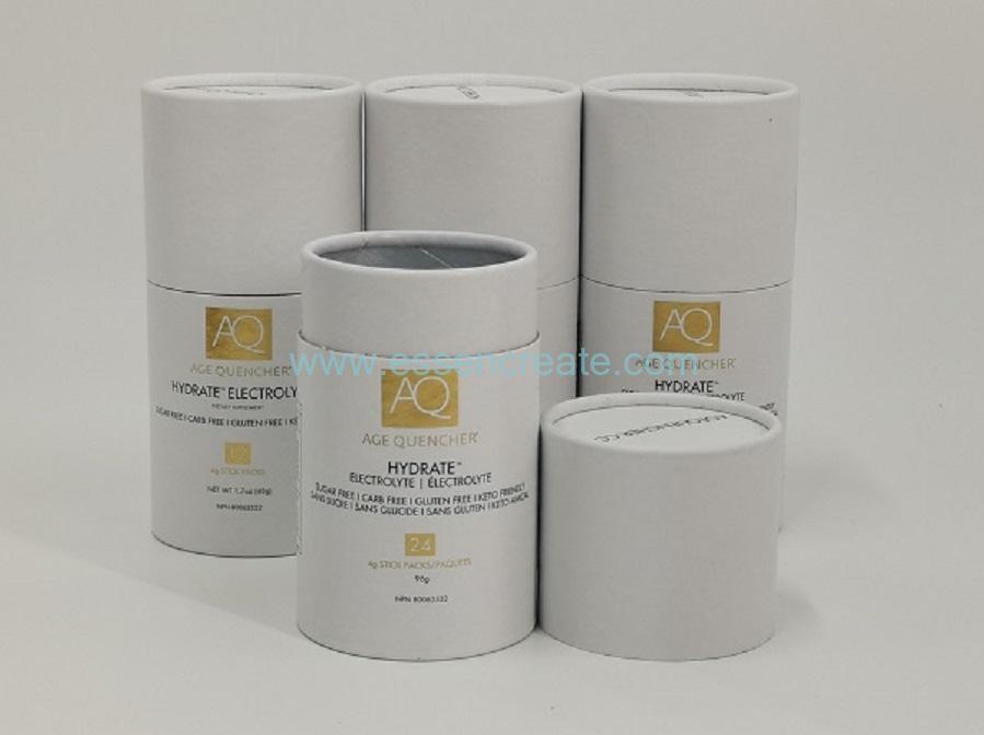 tubo de papel de aluminio para snacks