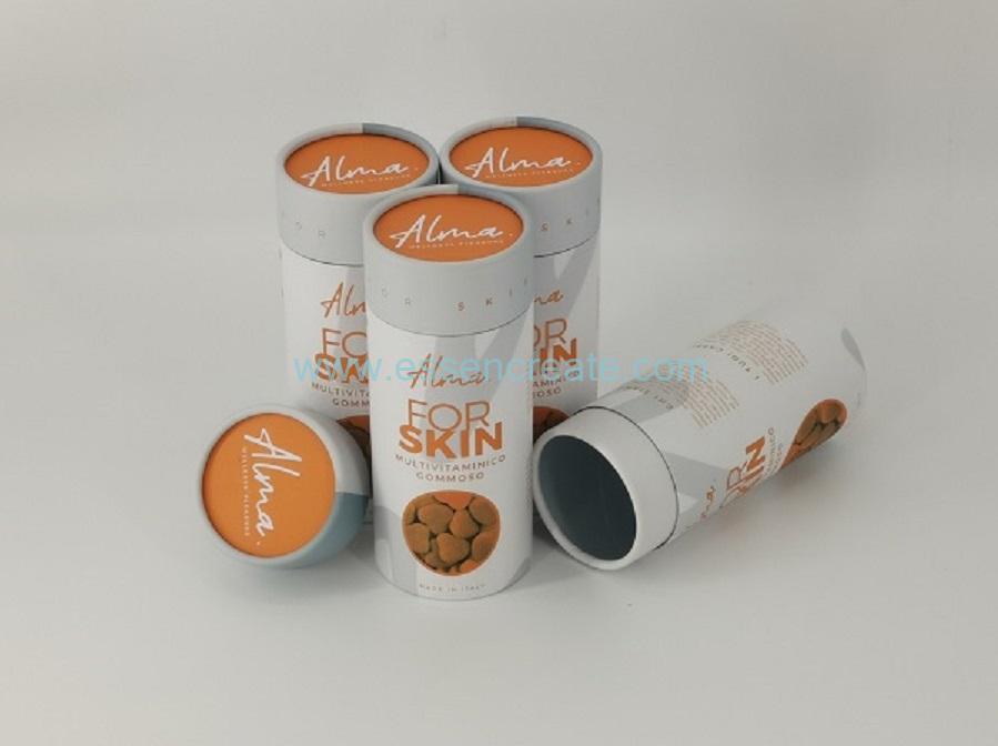 tubo de papel de botella de perfume