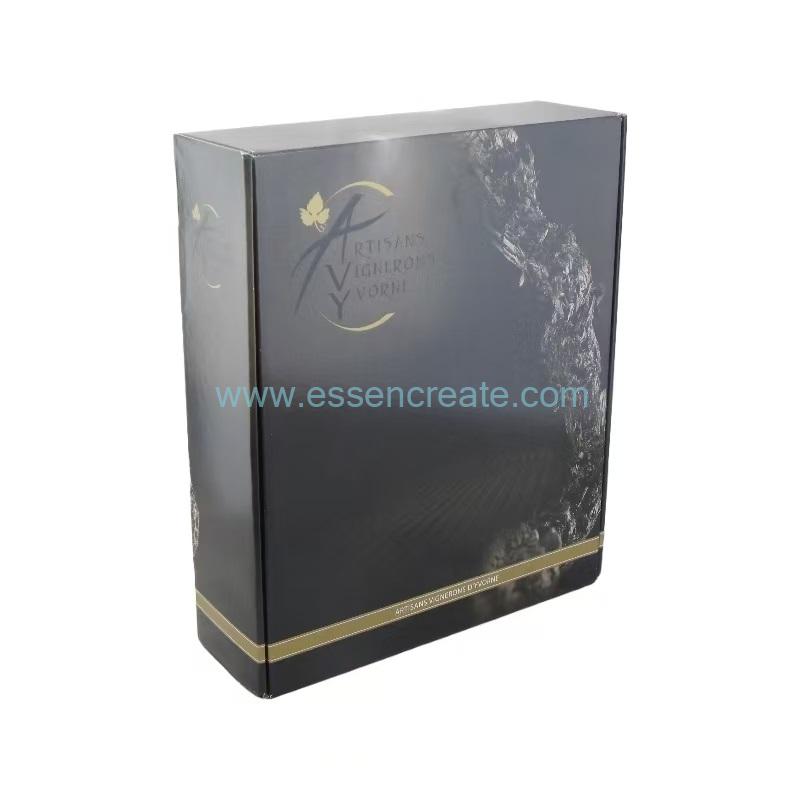 Three Wine Bottles Corrugated Packaging Box Three Wine Bottles Corrugated Packaging Box