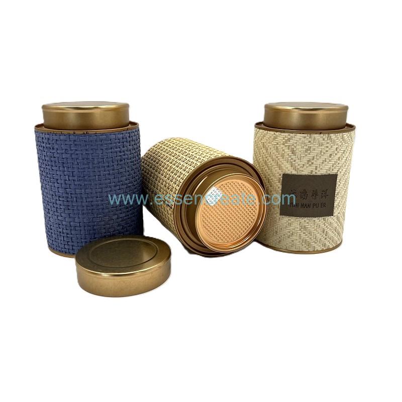 the straw tea canister is also a great decorative item