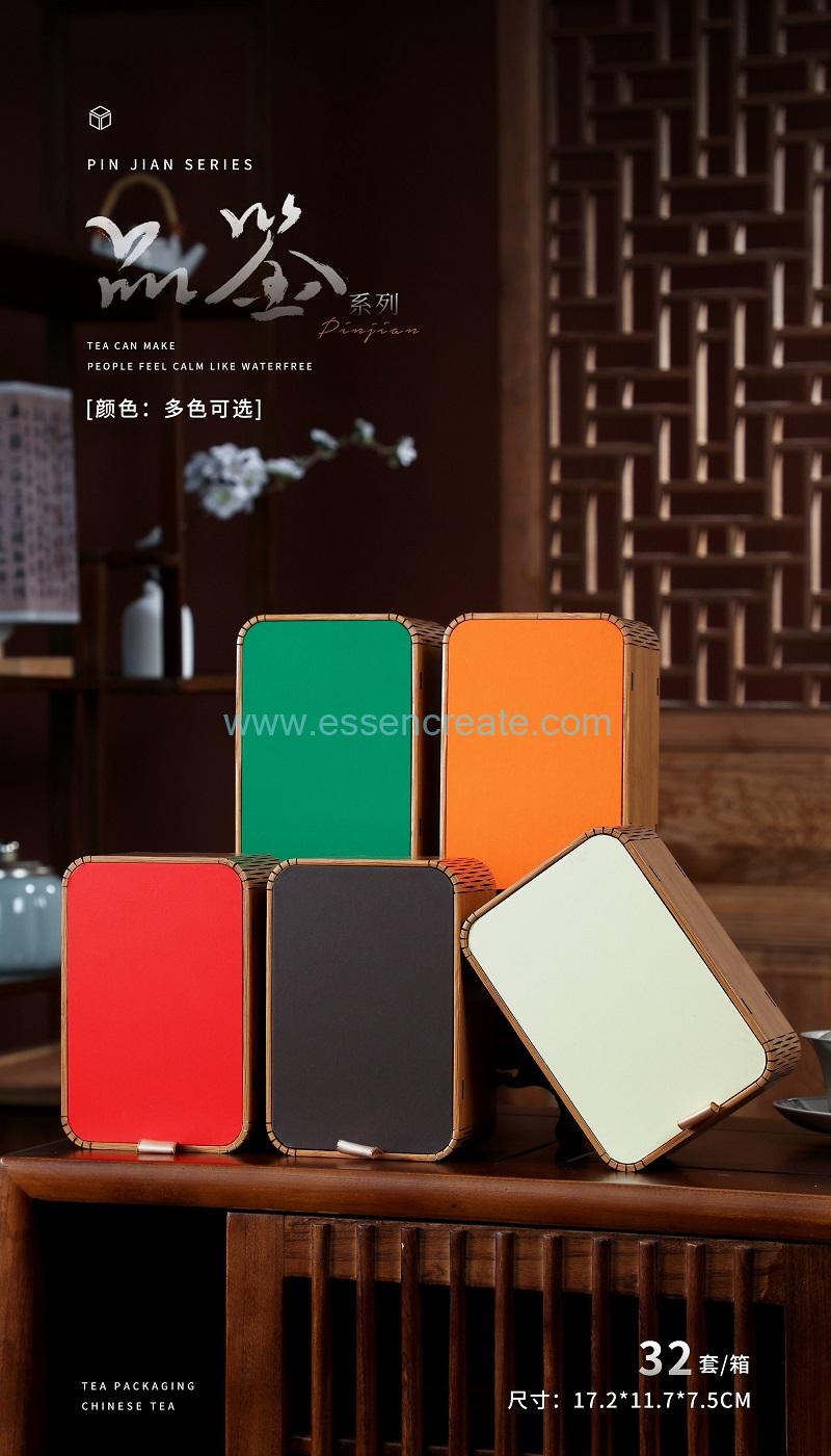 Exquisite hollow-carved wooden box tea packaging