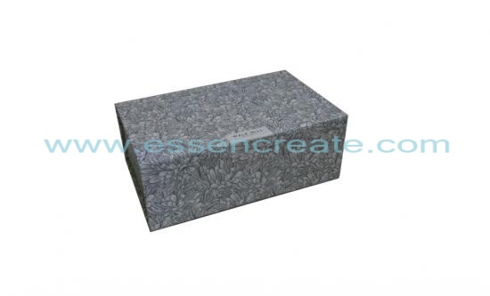 Caja de embalaje de papel de lujo rígido plegable