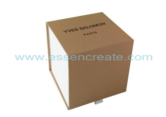 Caja rígida plegable de cartón tipo flip