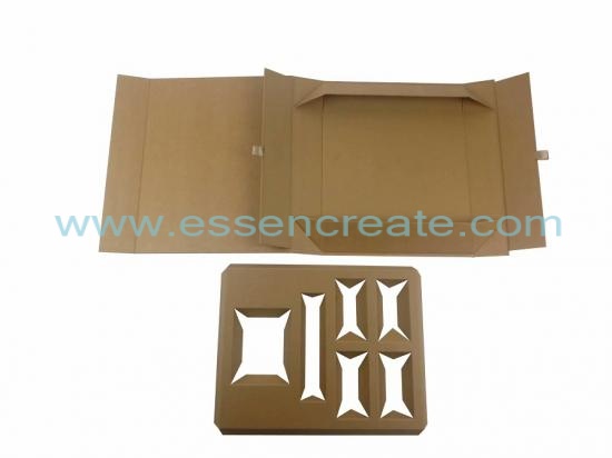 Collapsible Design Foldable Kraft Gift Box