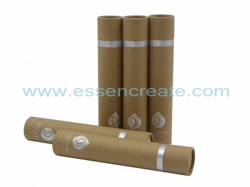 tubo de papel de embalaje de cartón kraft redondo