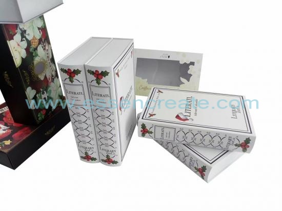 Christmas Advent Calendar Paper Gift Box
