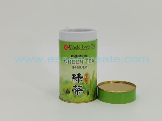 Green Tea Packaging Round Box